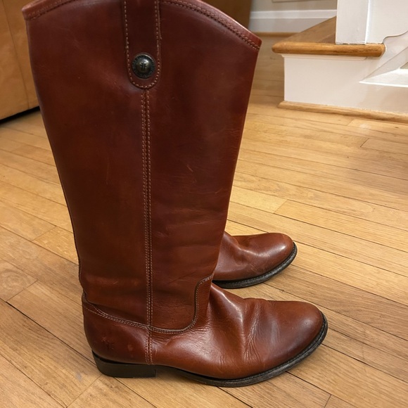 Frye Melissa Button Riding Boot - Picture 2 of 6